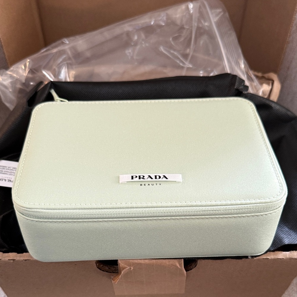 Prada Beauty Mint Travel Case